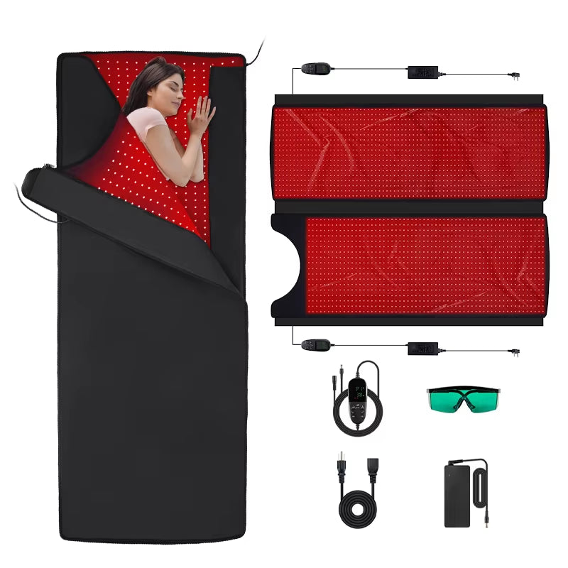 Custom LED 660Nm 850Nm Red Light Sleeping Bag Home Use Full Body Red Light Therapy Sleeping Bag