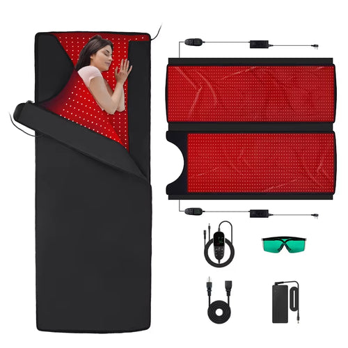 Custom LED 660Nm 850Nm Red Light Sleeping Bag Home Use Full Body Red Light Therapy Sleeping Bag